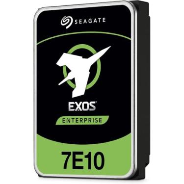 Imagem de Seagate Disco rígido interno Exos 7E10 de 10 TB - 3,5 polegadas 4Kn SAS 6GB/s, 7,200 RPM, 256 MB de cache e 2 M MTBF para empresas, data center (ST10000NM002B)