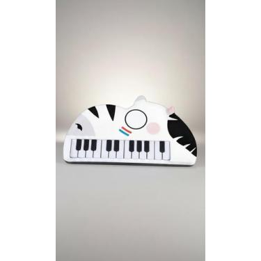 Imagem de Piano Infantil Zebra 22 Teclas Musical Educativo - Congratulations Sto