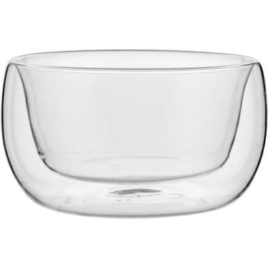 Imagem de Saladeira Home&Co 7x13x13cm Borossilicato Transparente 450ml para Mesa