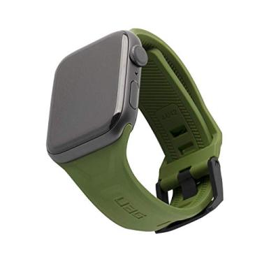 Imagem de URBAN ARMOR GEAR Pulseira de relógio UAG compatível com Apple Watch Series Ultra/SE2/8/1-7/SE Scout, 45mm/44mm/42mm, Silicone