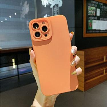 Imagem de Capa de telefone de silicone de proteção de câmera para iphone 13 pro max 11 12 pro max xr xs max x 7 8 plus capa traseira fosca macia à prova de choque, t7, para iphone 11