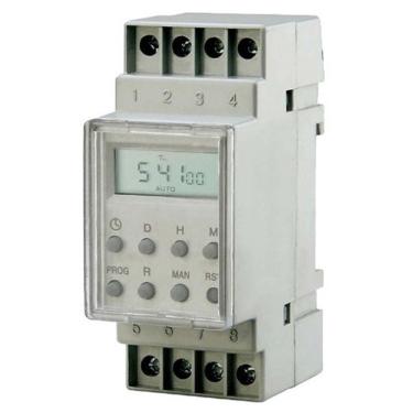 Imagem de Temporizador Timer Digital Fixação Trilho Din 220v 16 Programações Exatron