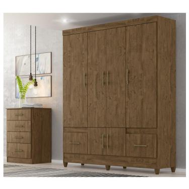 Imagem de Kit Guarda Roupa MS 912 + Cômoda MS 913