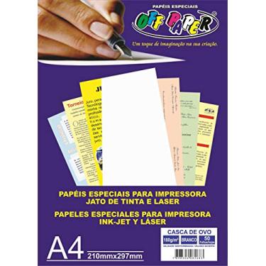 Imagem de Papel Casca de Ovo Branco, Off Paper, 16, branco