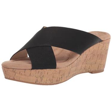 Imagem de CL by Chinese Laundry Sandália feminina com alpargata lisa Dream Day, Preto, 38