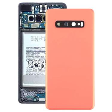 Imagem de For Galaxy S10+ Battery Back Cover with Camera Lens