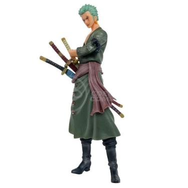 Imagem de Boneco Anime Action Figure One Piece 18cm - Roronoa Zoro