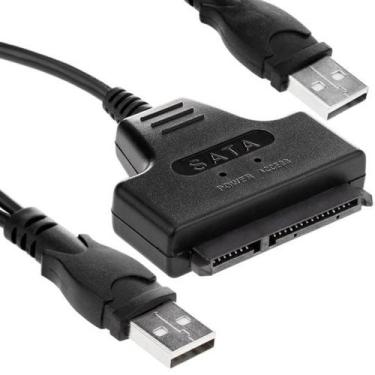 Imagem de Usb 2.0 To Sata Cable Hard Disk Drive Converter Ssd Até 2Tb - Leon