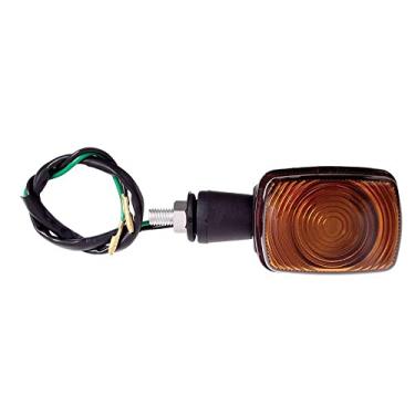 Imagem de Mini Pisca Moto YBR 2004~2008 XTZ Lente Âmbar GVS Completo