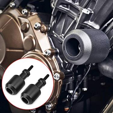 Imagem de LEDISHUN Acessórios de motocicleta moldura de proteção contra queda protetor de carenagem protetor anticolisão compatível com Honda CB1000R CB650R CB300R CB 100 650 300 R (CB650R (2010-2024))