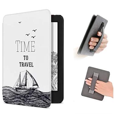 Imagem de Capa leve com alça de mão para o Kindle de 11ª geração, modelo (C2V2L3) lançado em 2022. com ativação automática - hibernar, não para a 11ª geração do Kindle Paperwhite