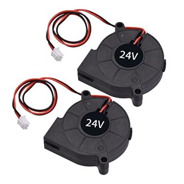 Imagem de LUGU 5015 Ventilador de resfriamento 50x50x15mm 12V / 24V Ventilador sem escova Ventilador Ventilador Conector de 2 pinos pa peças de impresso 3D