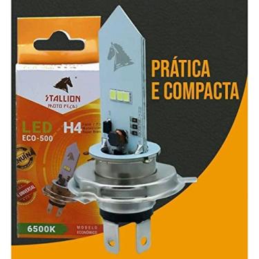 Imagem de Lampada Led H4 Super Branca Universal Carro Moto Caminhão