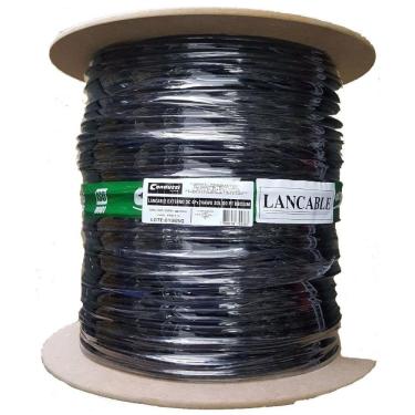 Imagem de Cabo externo blindado rede 100% cobre bobina 305mt 4px24awg (s) dupla capa - condutti