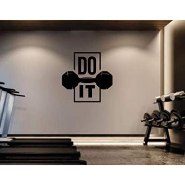 Imagem de Adesivo de parede para Academia Do It 50cm x 48cm