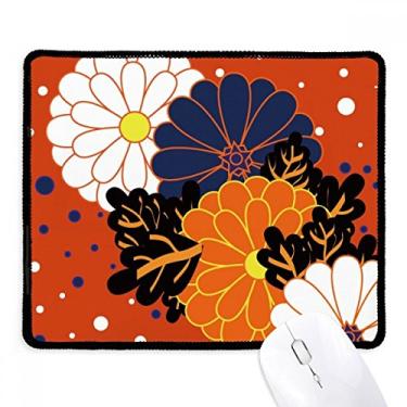 Imagem de Tapete de borracha para jogos com estampa de flores e crisântemo