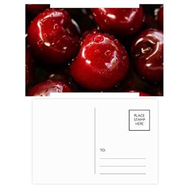 Imagem de Imagem de frutas vermelhas temperadas Cartão postal Cereja Natal Flor Celebração Cartão postal Blessing