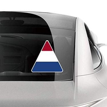 Imagem de DIYthinker Adesivo de carro com a bandeira nacional da Holanda da Europa para motocicleta e bicicleta
