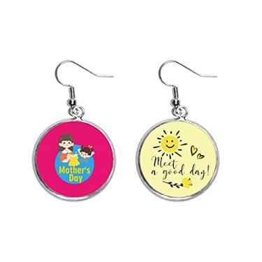 Imagem de Presente de Dia das Mães Love Great Art Deco Fashion Ear Drop Sun Flower Jewelry Fashion