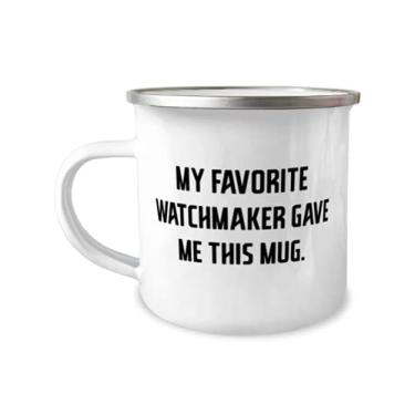 Imagem de Linda caneca de camper de 355 ml, My Favorite Watchmaker Gave Me This Mug, presente para homens e mulheres, presentes exclusivos de colegas