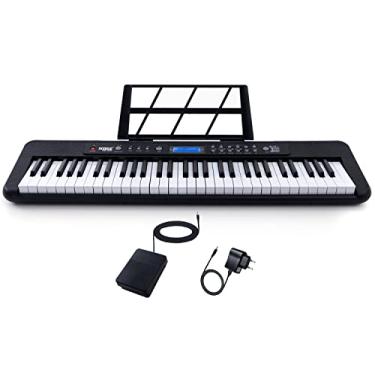 Imagem de Teclado Musical Estudante Kobe KB-300 5/8 61 Teclas com Sensibilidade ao Toque com Pedal Sustain