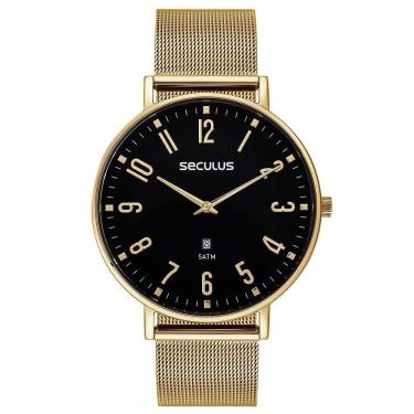 Imagem de Relógio Seculus Masculino Ref: 77181Gpsvda2 Casual Mesh