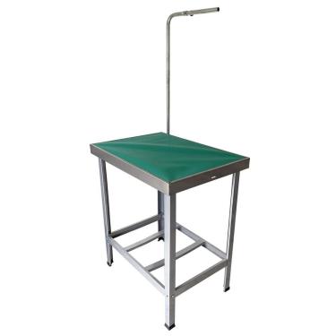 Imagem de Mesa de Banho e Tosa Inox  AlcaPet 80X55cm Verde APIS-14P