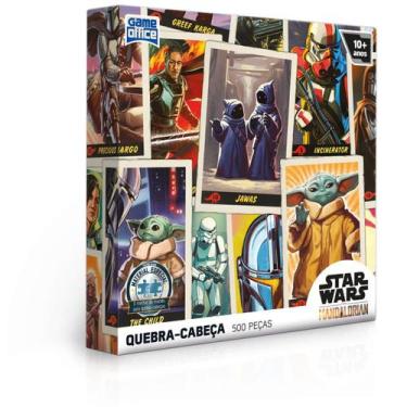 Imagem de Quebra-Cabeça Puzzle 500 Peças - Star Wars: The Mandalorian - Toyster