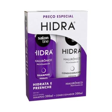 Imagem de Salon Line, Kit Shampoo e Condicionador, Hidra Hialurônico, Vegano - Cabelos Ondulados, Cacheados e Crespos, 300 ml cada