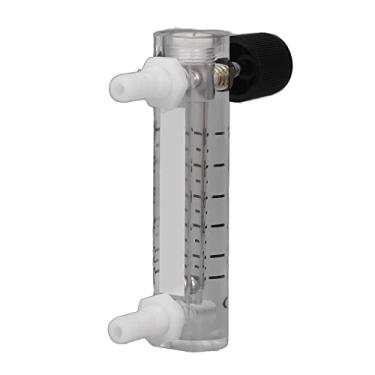 Imagem de Medidor de flujo tipo panel, rango de 0‑10 LPM Precisión del 4% Acrílico transparente duradero Medidor de flujo de gas de fácil instalación para control