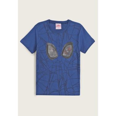 Imagem de Infantil - Camiseta Brandili Homem Aranha Azul Brandili 35908 menino