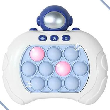 Imagem de Pop It Eletrônico Anti Stress - Jogo Educativo Infantil com Música e 4 Modos de Jogar - Brinquedo Sensorial Astronauta e Urso - Relaxante para Crianças e Adultos - Fidget Toy Premium (Astronauta)