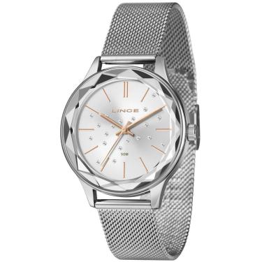 Imagem de Relógio Lince Feminino Ref: Lrm4782l40 S1sx Casual Mesh Prateado