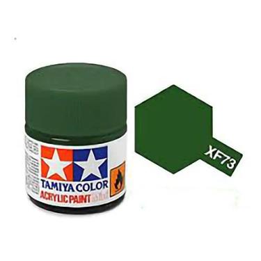 Imagem de Tinta Acrílica Mini XF-73 Verde Escuro (10 ml) - Tamiya 81773