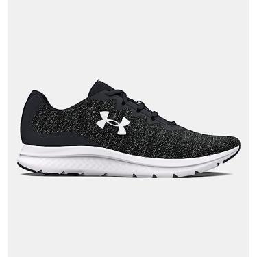 Imagem de Under Armour Tênis de corrida masculino Charged Impulse 3 Knit, (102) Cinza moderado/royal/preto, 7