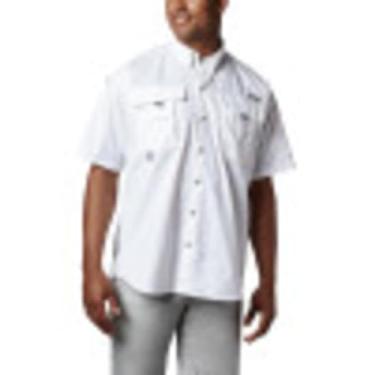 Imagem de Columbia Camisa masculina Bahama II de manga curta, branca, 3GG