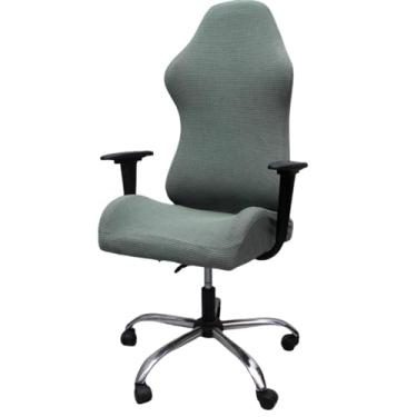 Imagem de Capa para cadeira de jogos de escritório, capa simples para mesa de computador, cadeira reclinável para competição, verde claro, 1 peça