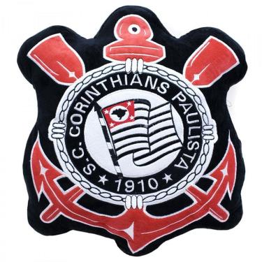 Imagem de Almofada Escudo Corinthians 41 X 37 X 17 Cm
