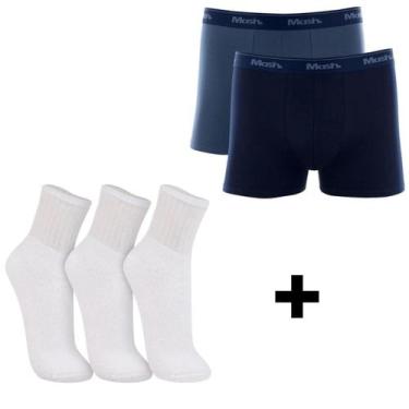 Imagem de Kit C/ 2 Cuecas Boxer Basic Cotton Mash Tam:Ggcor:Azulmarazuljeans08 +