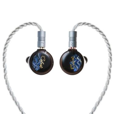 Imagem de HiFiGo Kinera Celest Pandamon 2.0 10 mm monitor intra-auricular planar quadrado, fone de ouvido intra-auricular 2.0 SPD IEMs com visual totalmente novo (azul 4,4 mm)