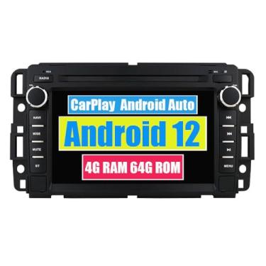Imagem de RoverOne Automotivo Radio Estéreo para Chevrolet Lova Captiva Gentra Aveo Epica com CarPlay Android Auto Navegação GPS Bluetooth Central Multimídia WiFi