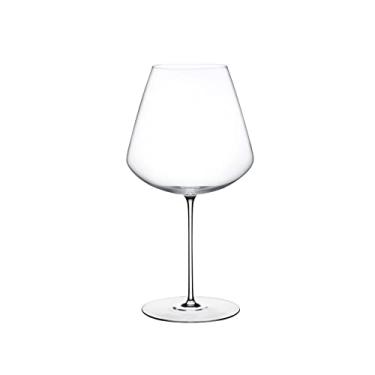 Imagem de Nude Stem Zero Elegant Burgundy Wine Large Cups 914.3 g, taça de vinho transparente | Sem chumbo |, Taças de vinho modernas exclusivas, perfeitas para coquetéis