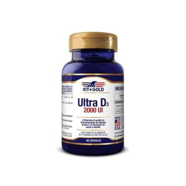 Imagem de Vitamina Ultra D3 2.000 Ui Vitgold 60 cápsulas-Unissex