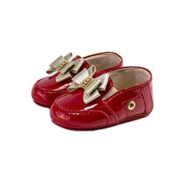 Imagem de Mocassim de bebe menina recem nascido sapatinho infantil criança conforto-Feminino