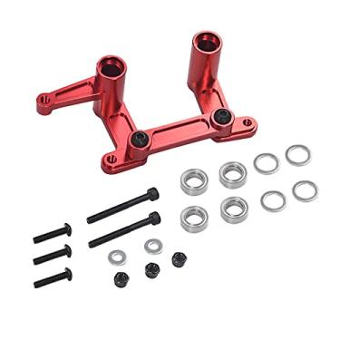 Imagem de Hosim RC Aluminum Steering Bellcrank & Drag Link for Slash 2WD rustler Bandit 1/10 RC Truck Crawler,Upgraded Parts of 3743(Red Set)