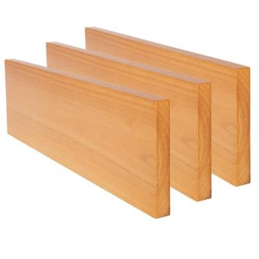 Imagem de Kit de 3 Prateleiras 60cm em Verniz Incolor - Organizador para Parede - Sala, Quarto, Cozinha e Escritório