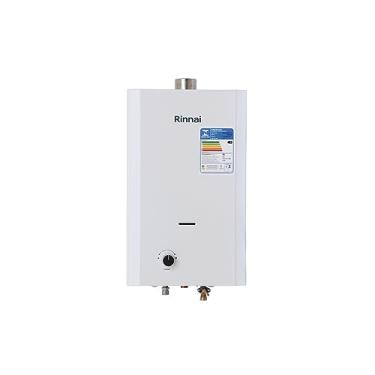 Imagem de Rinnai M08 FE - 8 litros GN (Gás Natural) Branco - Aquecedor de Água a Gás Mecânico REU-M080 FEH