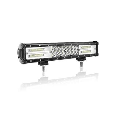 Imagem de Willpower Barra de luz LED de 38 cm, 216 W, barra de LED com feixe de holofote de 12 V, 24 V, luzes de neblina, luzes de condução para caminhão off-road 4 x 4, trator, barco, carro, quadriciclo, UTV,
