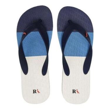 Imagem de Chinelo Reserva Trancoso Masculino - Branco/Marinho-Masculino