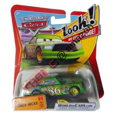 Imagem de Disney Pixar Cars 1:55 scale (3 inch) CHICK HICKS #24 Lenticular Eyes Change Series 1 die cast metal vehicle